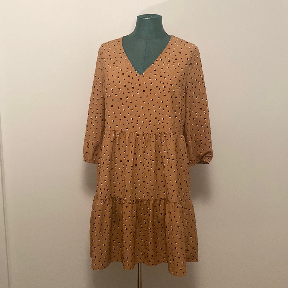 Polka dot mini dress